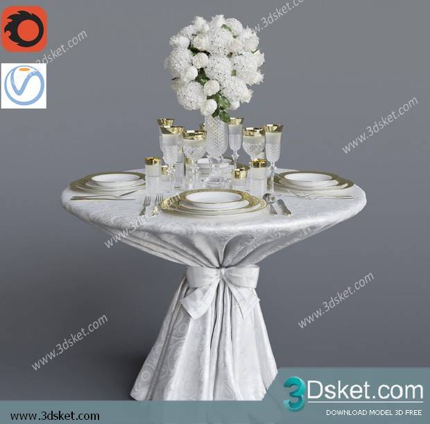 Free Download 3D Models Tableware Kitchen 0260