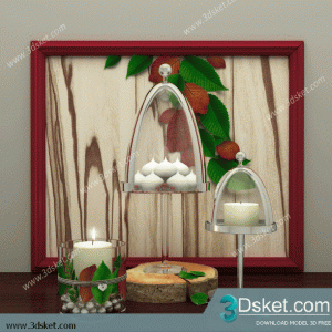 Free Download Decorative set 3D Model 0118