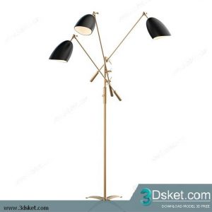 Free Download Floor Lamp 3D Model 082