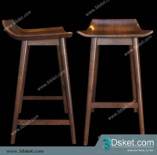 3D Model Chair Free Download 0420