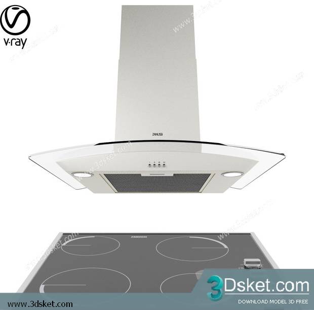 Free Download Kitchen Appliance 3D Model 0180