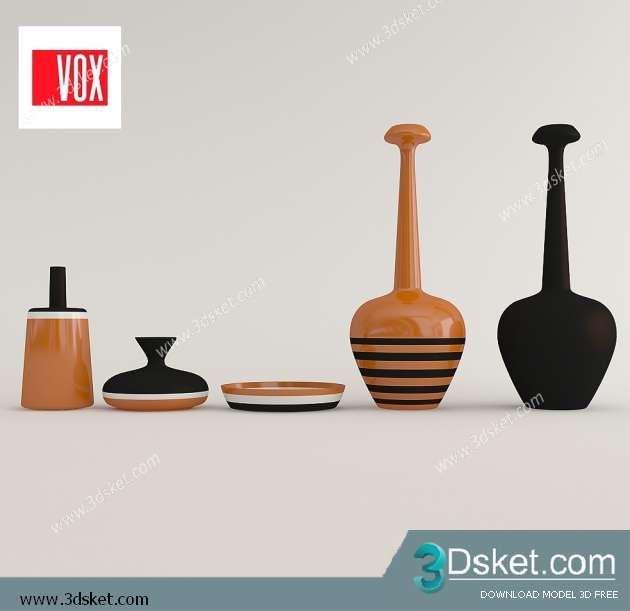Free Download Vase 3D Model 064