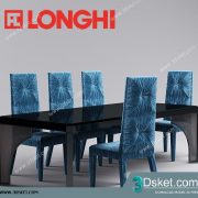 3D Model Table Chair Free Download Bàn ghế 048