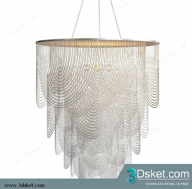 Free Download Ceiling Light 3D Model 0586
