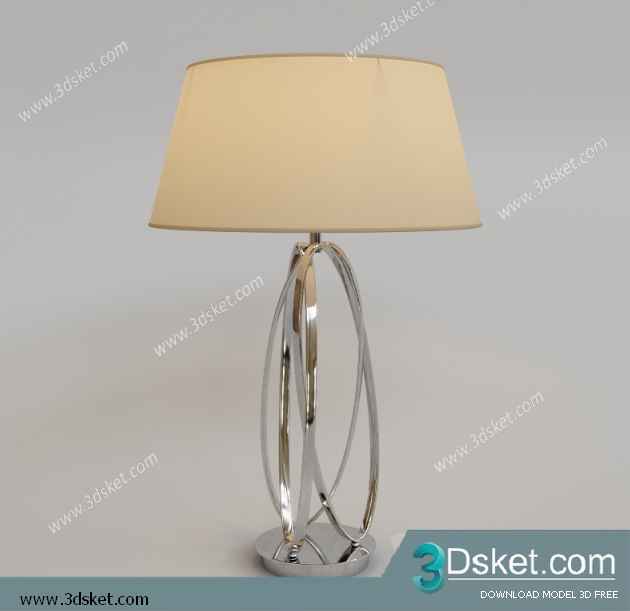 Free Download Table Lamp 3D Model 0151