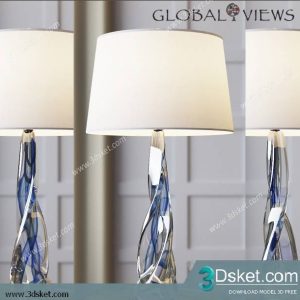 Free Download Table Lamp 3D Model 002