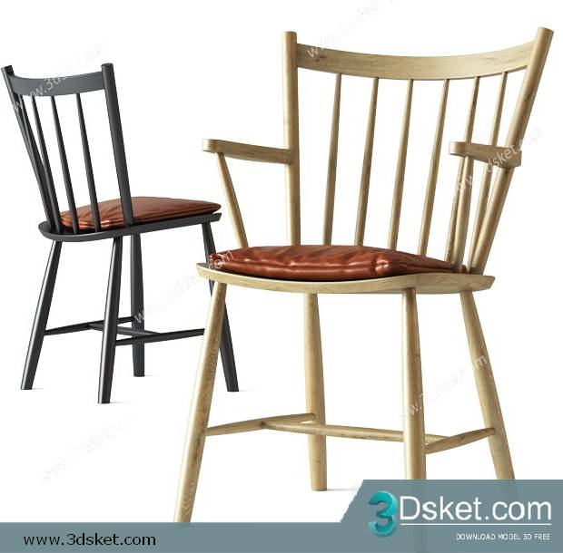 3D Model Chair Free Download 0422