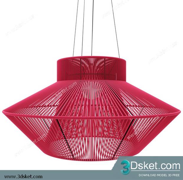 Free Download Ceiling Light 3D Model 0595