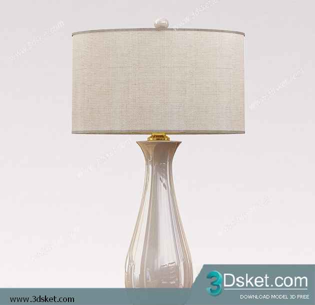 Free Download Table Lamp 3D Model 0152