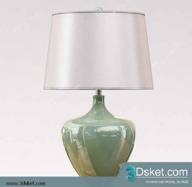 Free Download Table Lamp 3D Model 0153