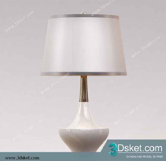 Free Download Table Lamp 3D Model 0154