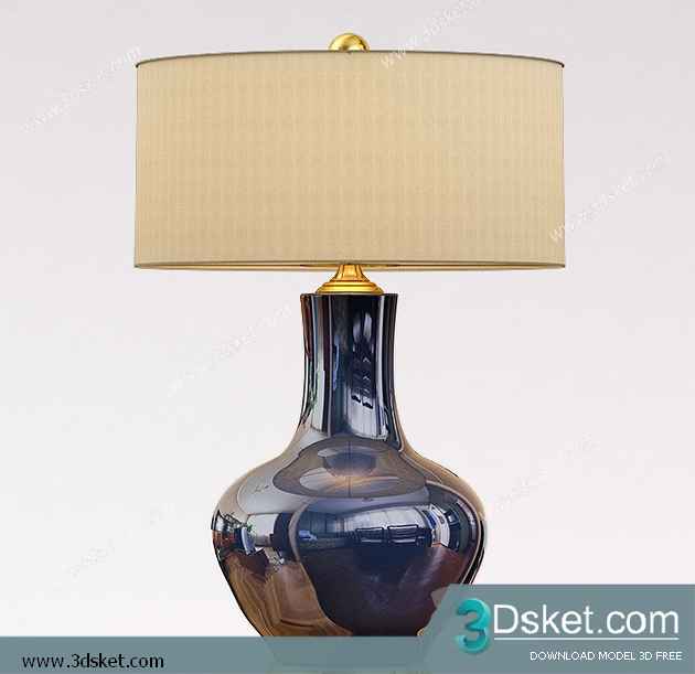 Free Download Table Lamp 3D Model 0155