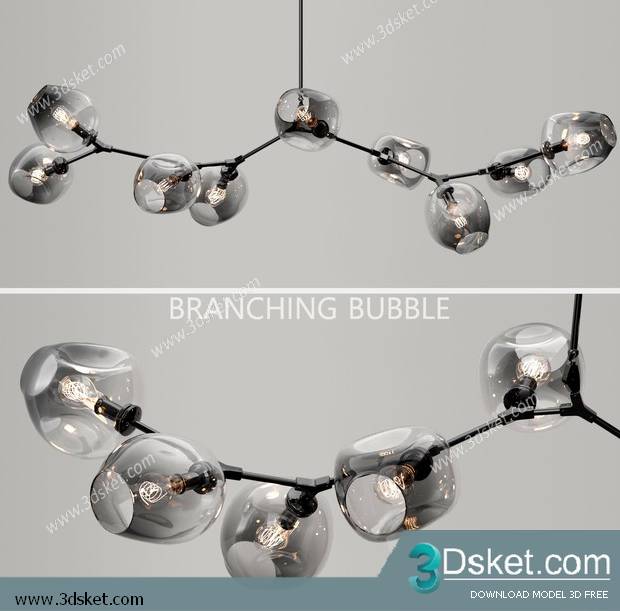 Free Download Ceiling Light 3D Model 0602