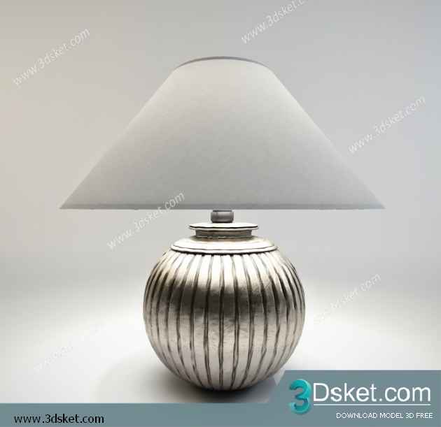 Free Download Table Lamp 3D Model 083