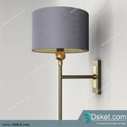 Free Download Wall Light 3D Model Đèn Tường 089