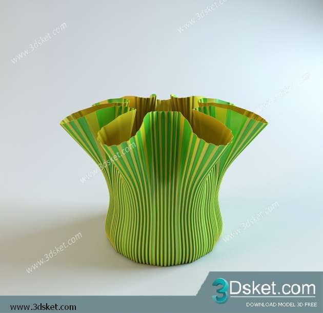 Free Download Vase 3D Model 068