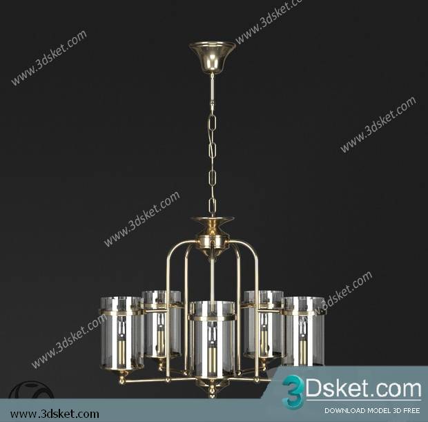 Free Download Ceiling Light 3D Model 0609