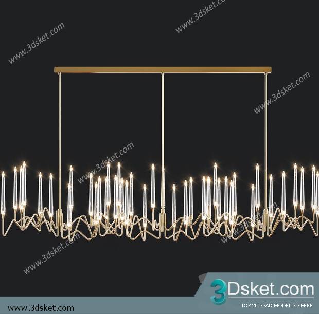 Free Download Ceiling Light 3D Model 0613