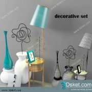 Free Download Decorative set 3D Model 0127
