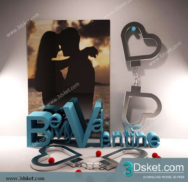 Free Download Decorative set 3D Model 0129