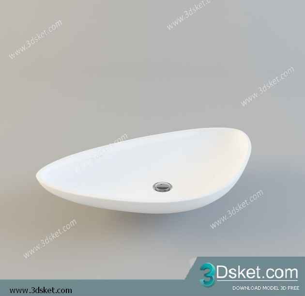 Free Download Wash Basin 3D Model 078