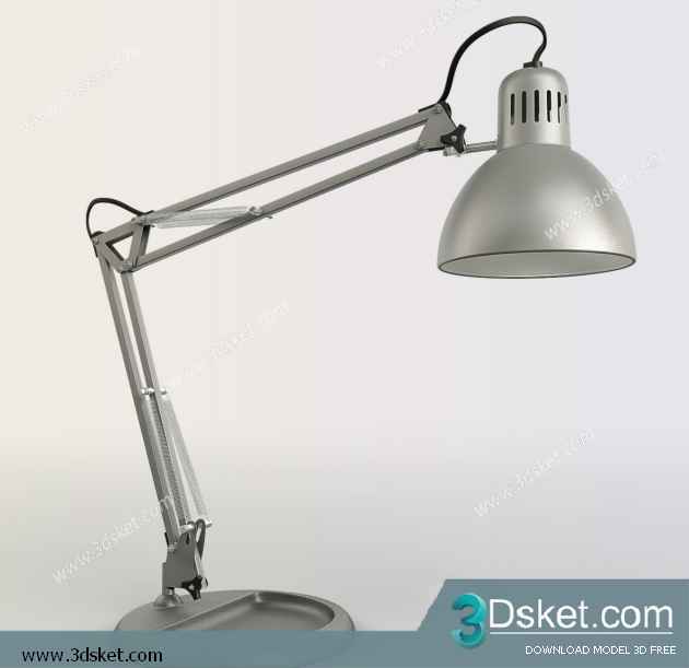 Free Download Table Lamp 3D Model 0156