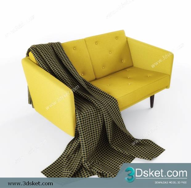 3D Model Sofa Free Download 102