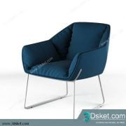 3D Model Arm Chair Free Download 124