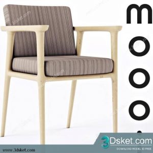 3D Model Arm Chair Free Download 125