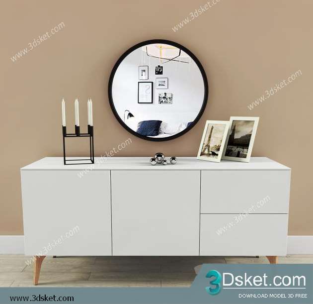 Free Download Decorative set 3D Model 0136