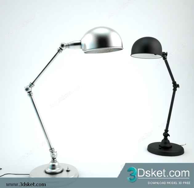 Free Download Table Lamp 3D Model 0158