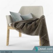 3D Model Arm Chair Free Download 129