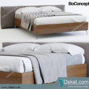 3D Model Bed Free Download Giường 117