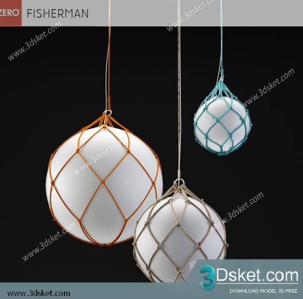 Free Download Ceiling Light 3D Model 098