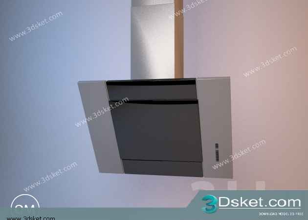 Free Download Kitchen Appliance 3D Model 085