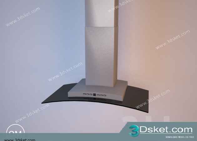 Free Download Kitchen Appliance 3D Model 086