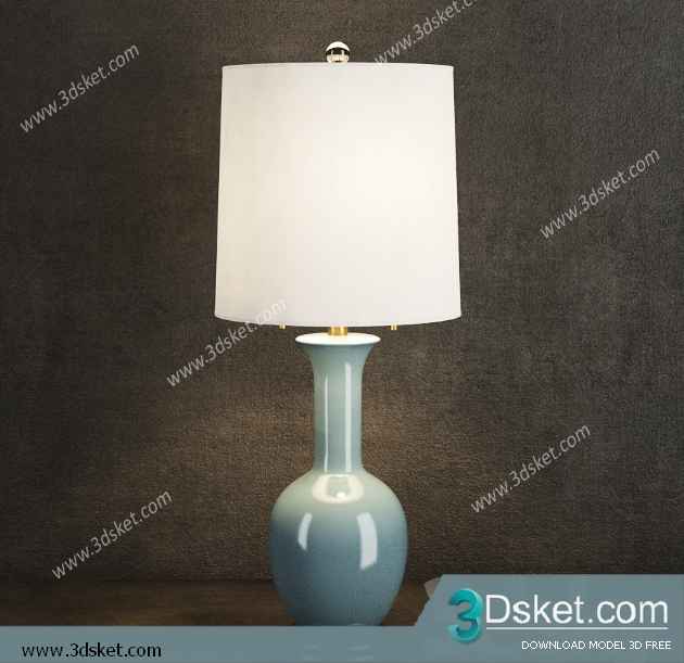 Free Download Table Lamp 3D Model 0160