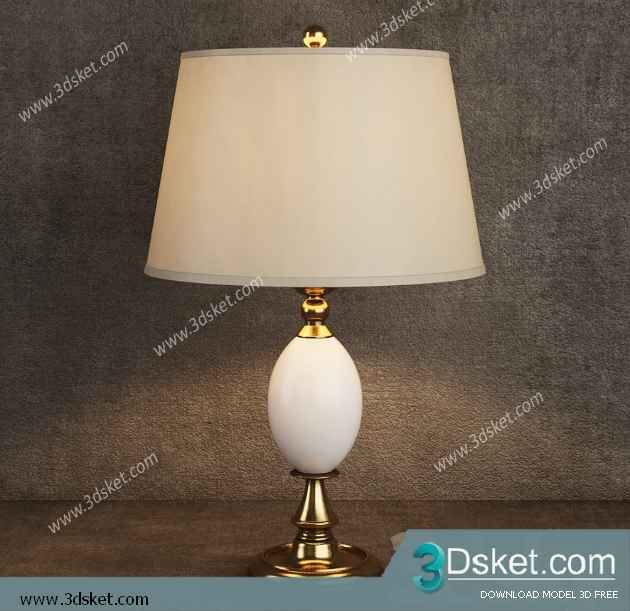 Free Download Table Lamp 3D Model 0161
