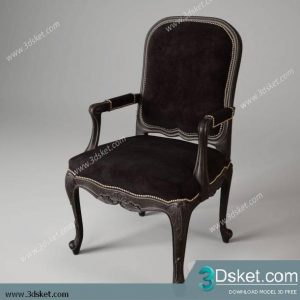 3D Model Arm Chair Free Download 133
