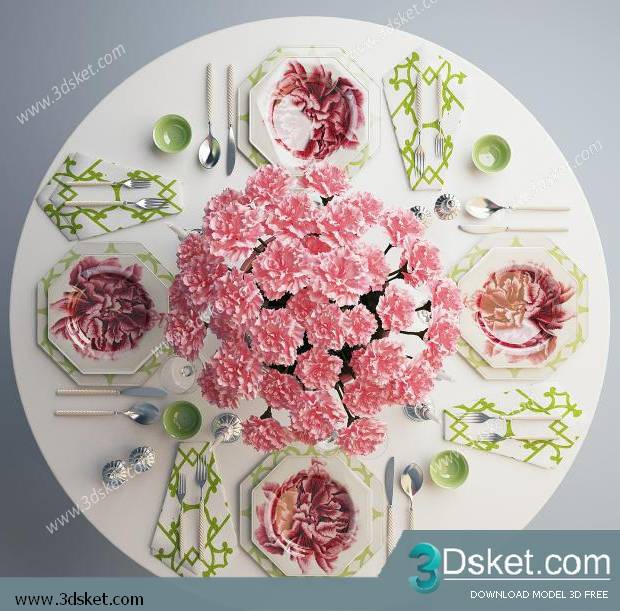 Free Download 3D Models Tableware Kitchen 095