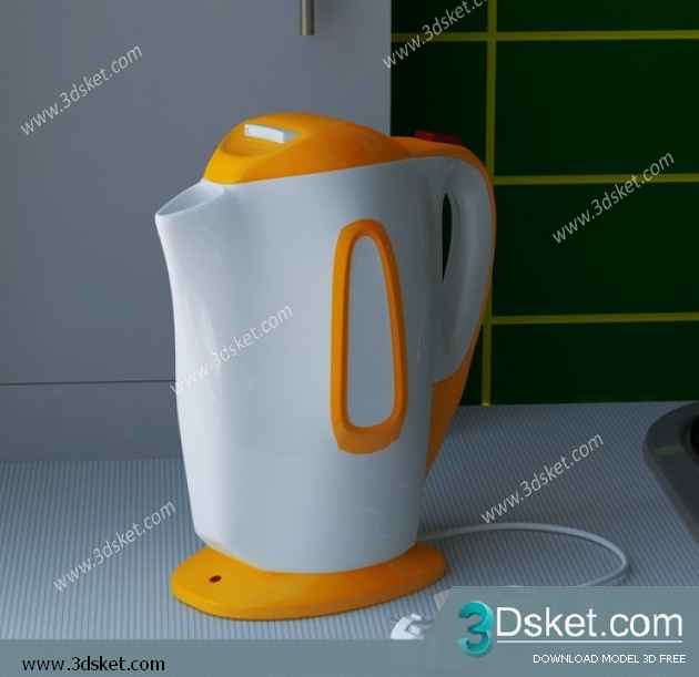 Free Download Kitchen Appliance 3D Model 058