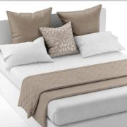 3D Model Bed Free Download Giường 119