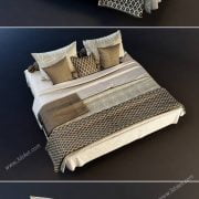 3D Model Bed Free Download Giường 120