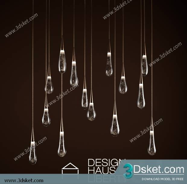 Free Download Ceiling Light 3D Model 0101
