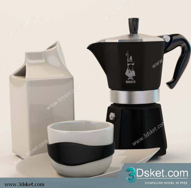 Free Download 3D Models Tableware Kitchen 096