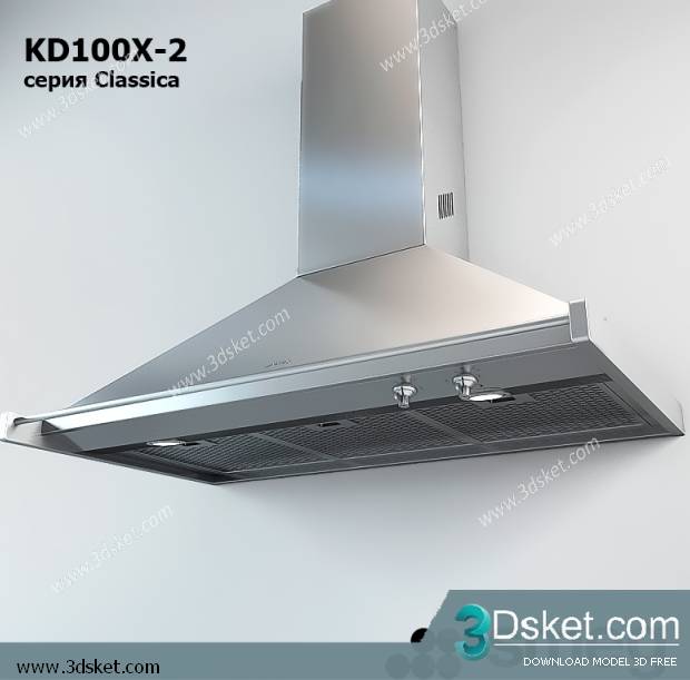 Free Download Kitchen Appliance 3D Model 0103