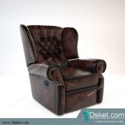 3D Model Arm Chair Free Download 136