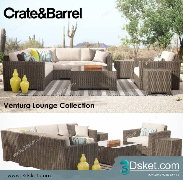 3D Model Sofa Free Download 105