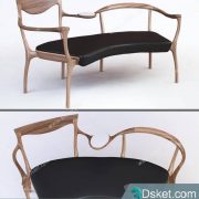 3D Model Arm Chair Free Download 137
