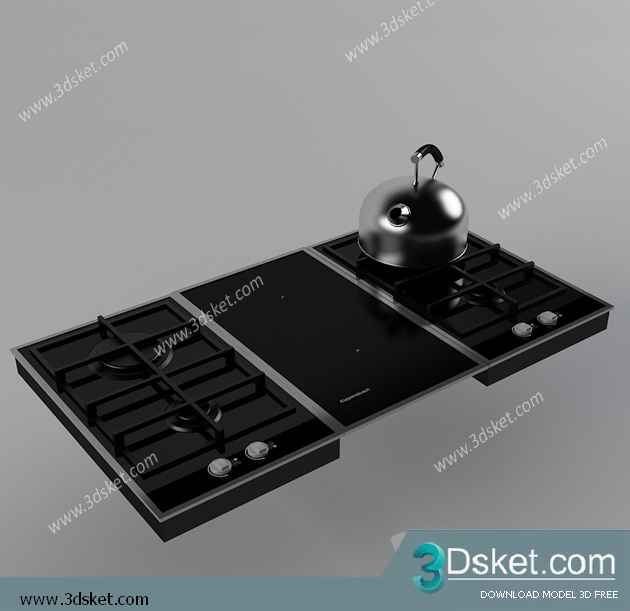 Free Download Kitchen Appliance 3D Model 088